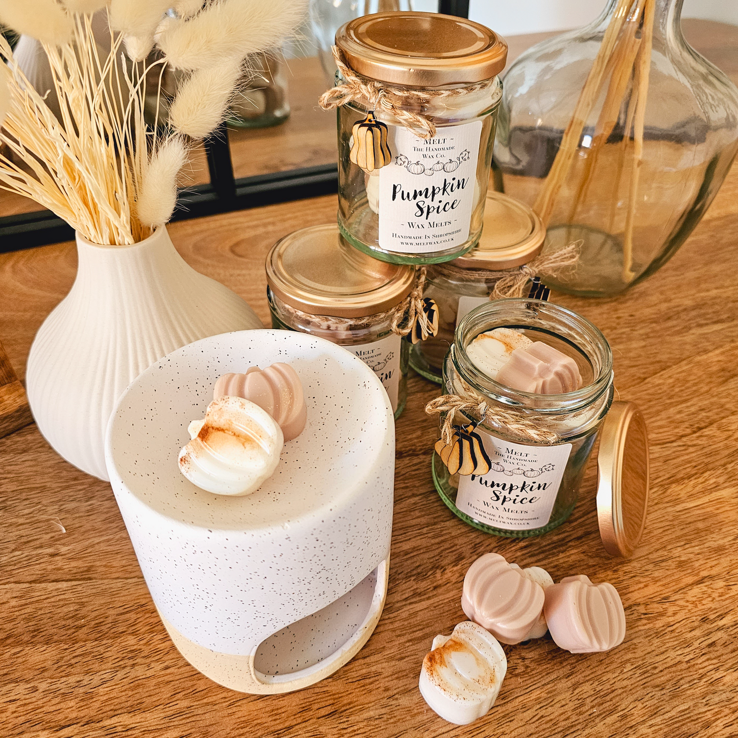 Pumpkin Spice Wax Melt Jars