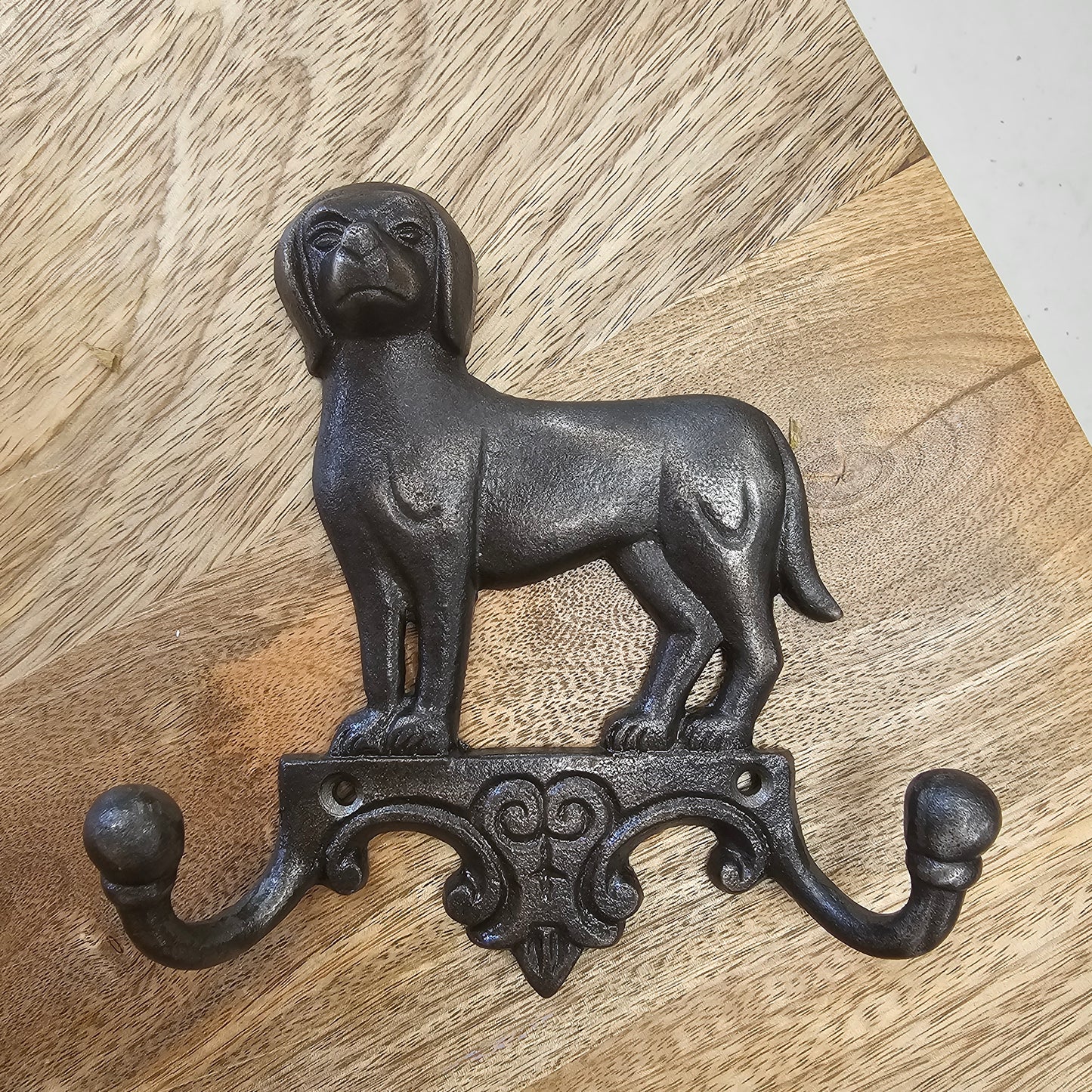 Cast Iron Double Dog Hook