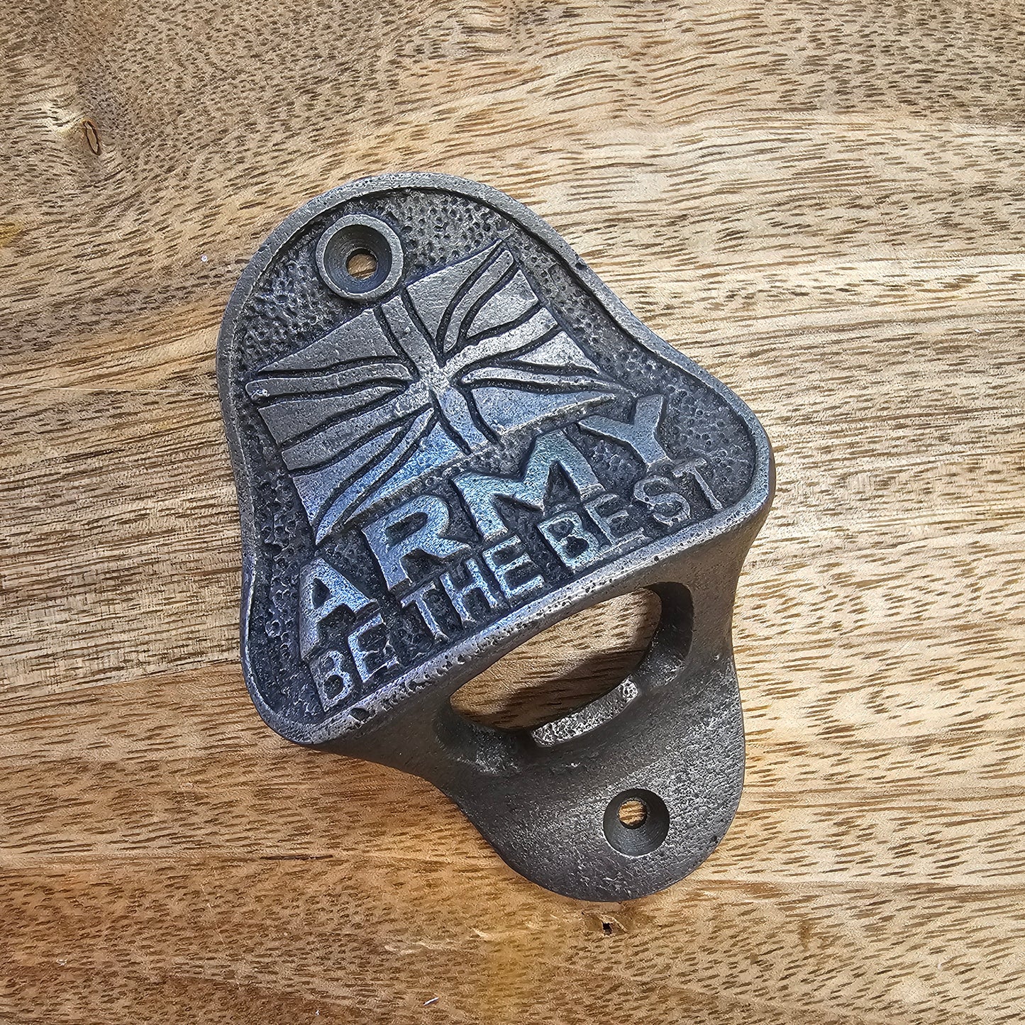 Cast Iron Army Bottle Opener