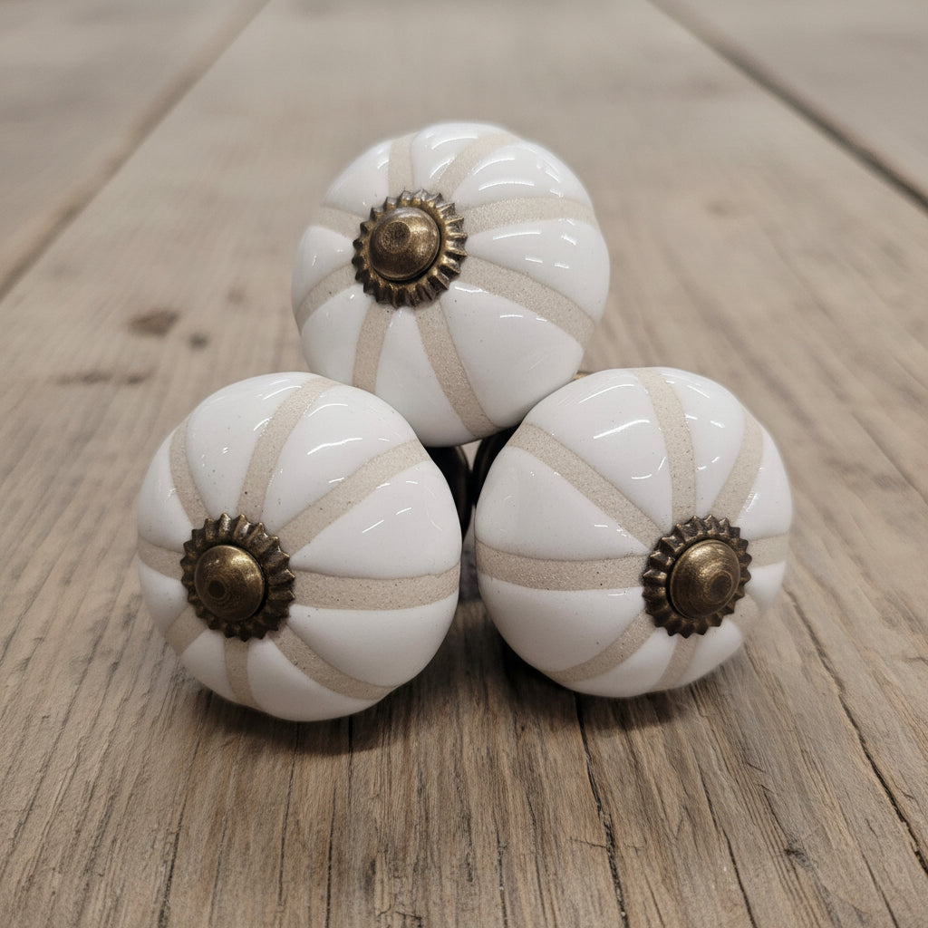 Neutral/Cream Drawer Knobs