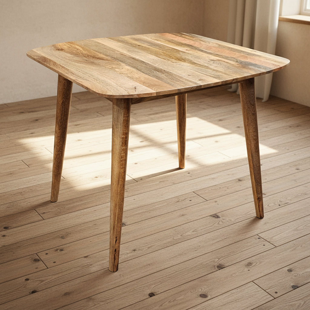 Scandi Mango Dining Table & Chairs - Set Deal