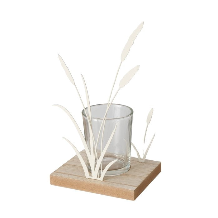 Metal Reeds Tealight Holder