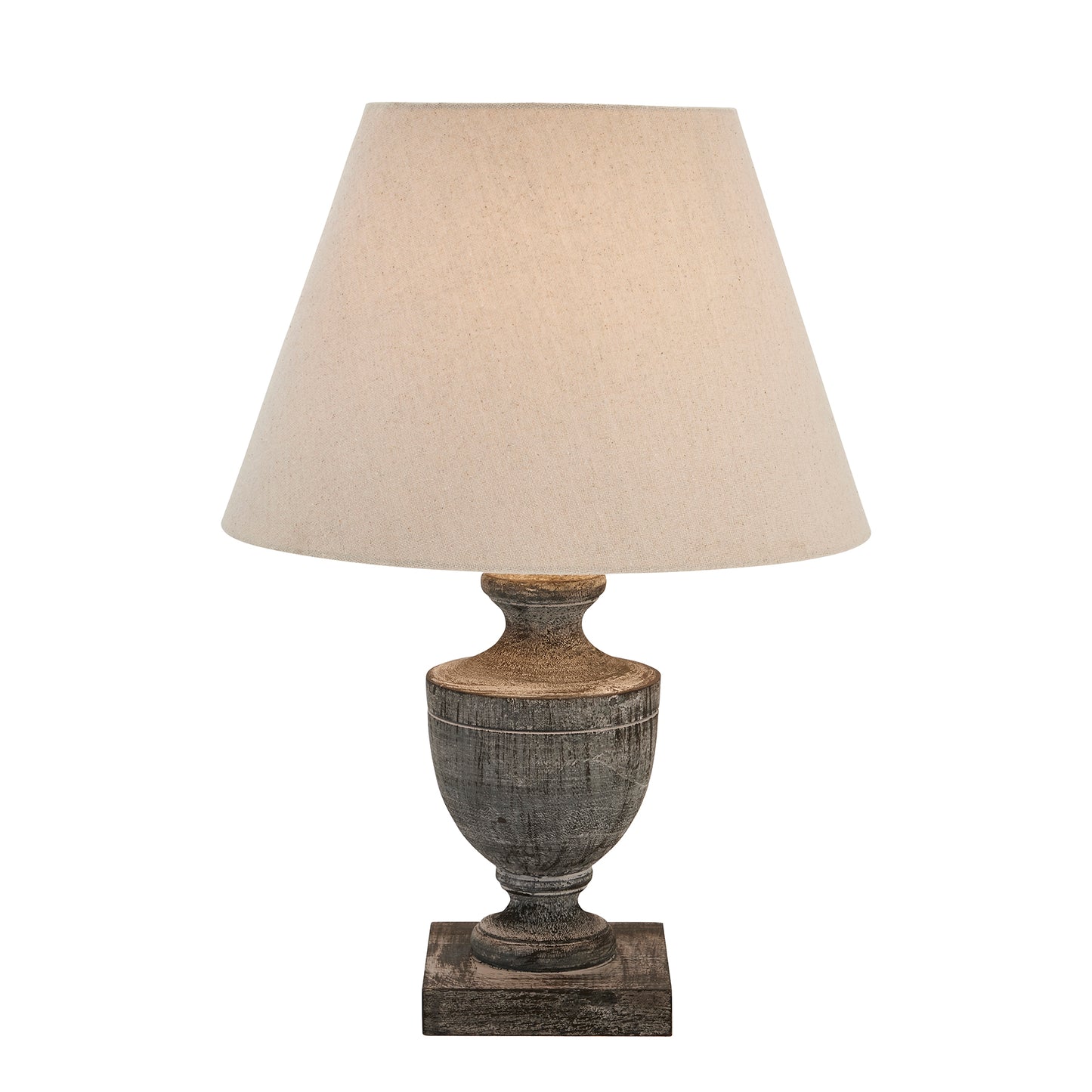 Incia Wooden Urn Lamp