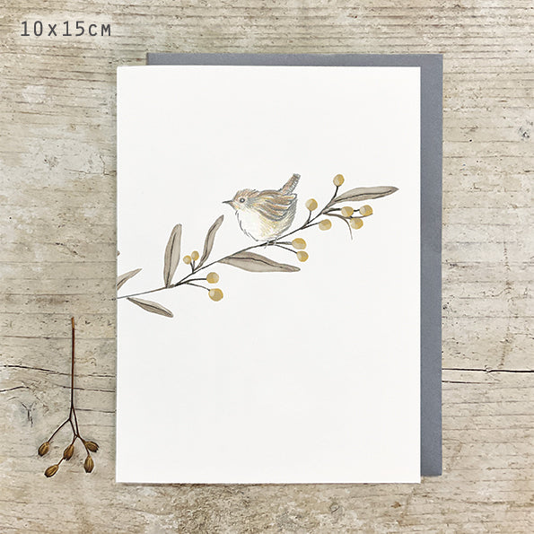 Bird & Berry - Greeting Card