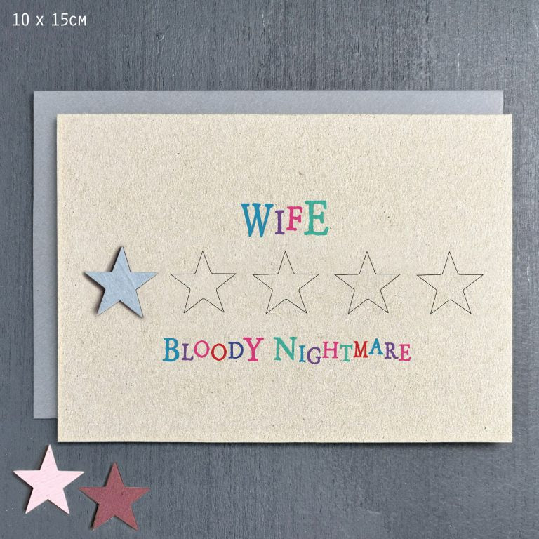 Wife (Bloody Nightmare) - Greeting Card
