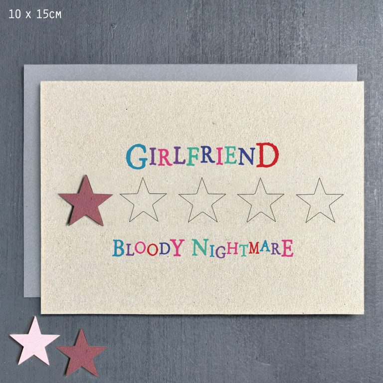 Girlfriend (Bloody Nightmare) - Greeting Card