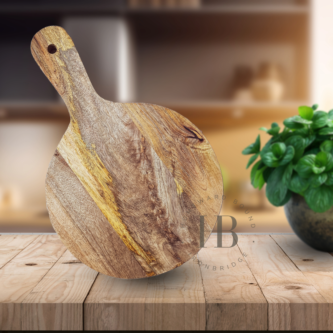 26cm Pizza Paddle Board - Mango Wood