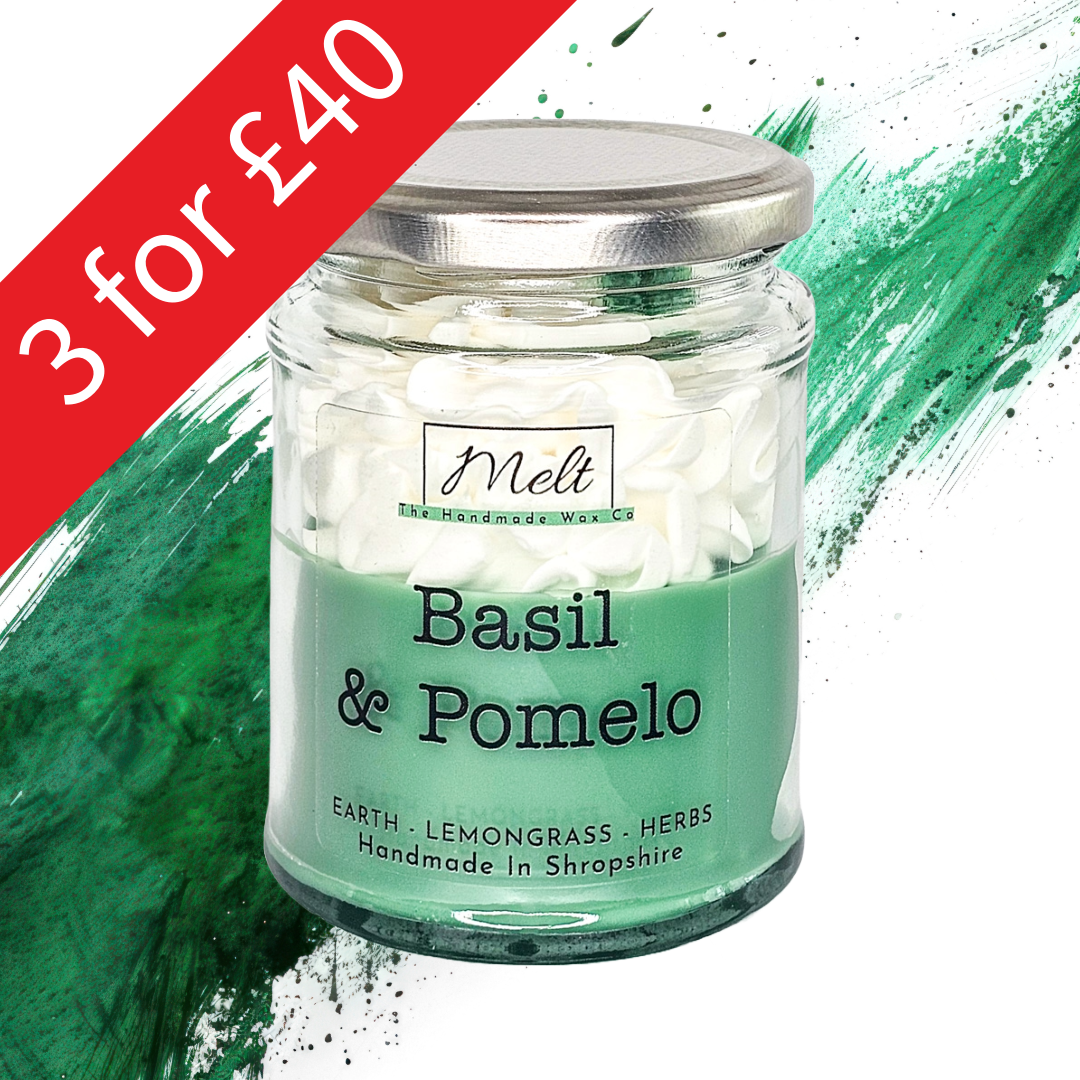 Basil & Pomelo - Jam Jar Candle