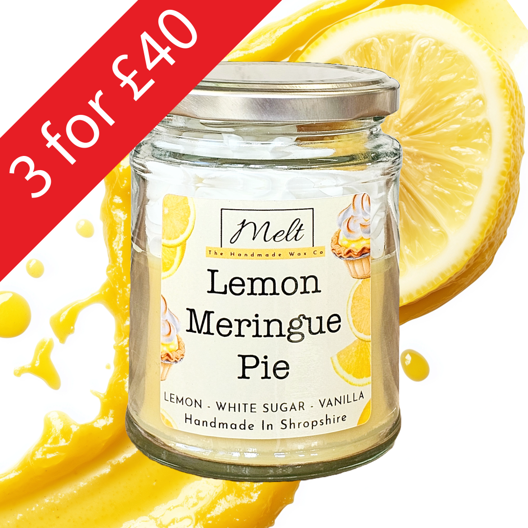 Lemon Meringue Pie - Jam Jar Candle