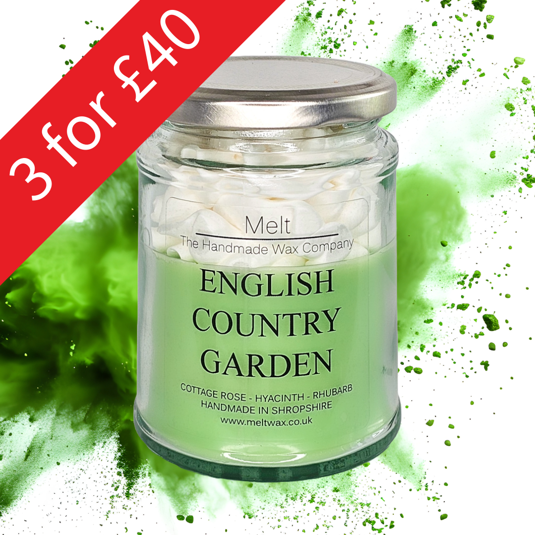 English Country Garden - Jam Jar Candle