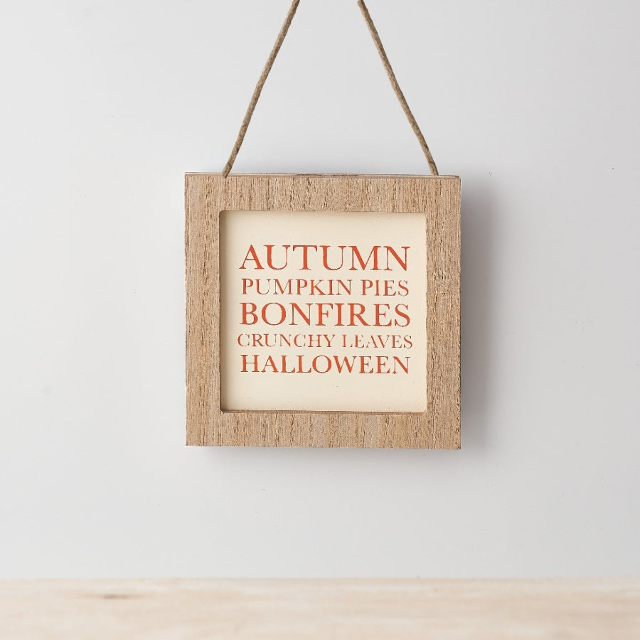 Autumn Hanging Sign