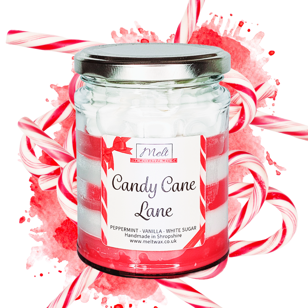 Candy Cane Lane - Jam Jar Candle