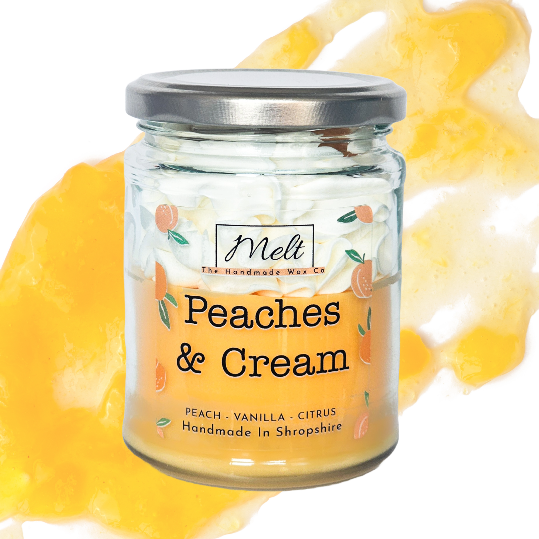 Peaches & Cream - Jam Jar Candle