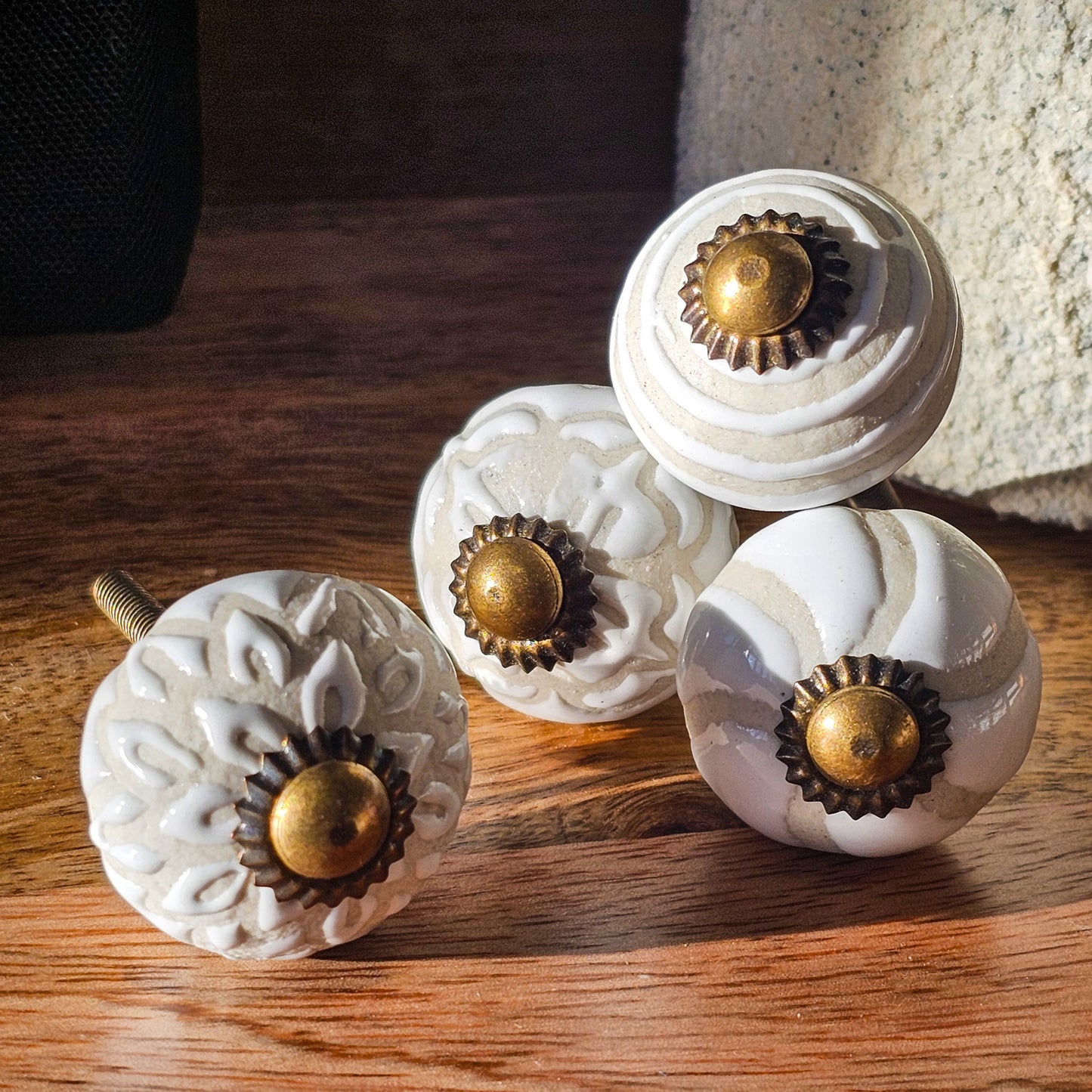 Ceramic Knobs - Neutrals - Sold Individually