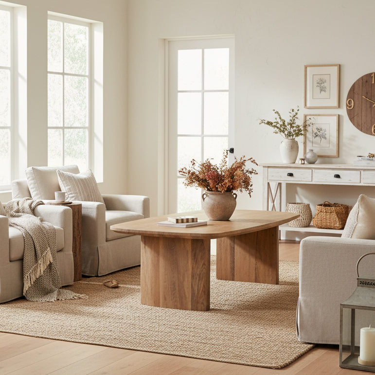 'Crescent' Mango Coffee Table
