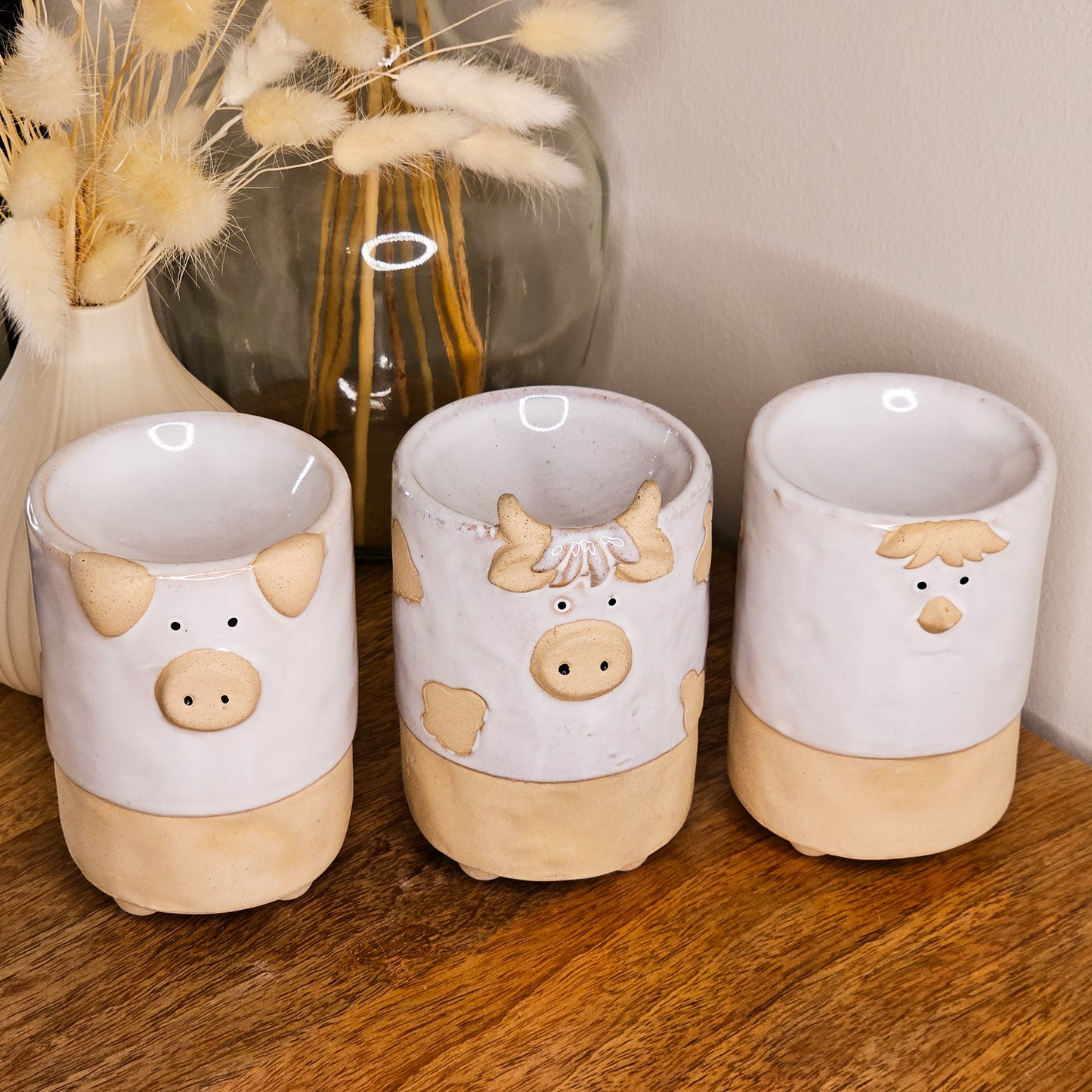 Large Farm Animal Wax Warmers - Pig - Cow - Chicken