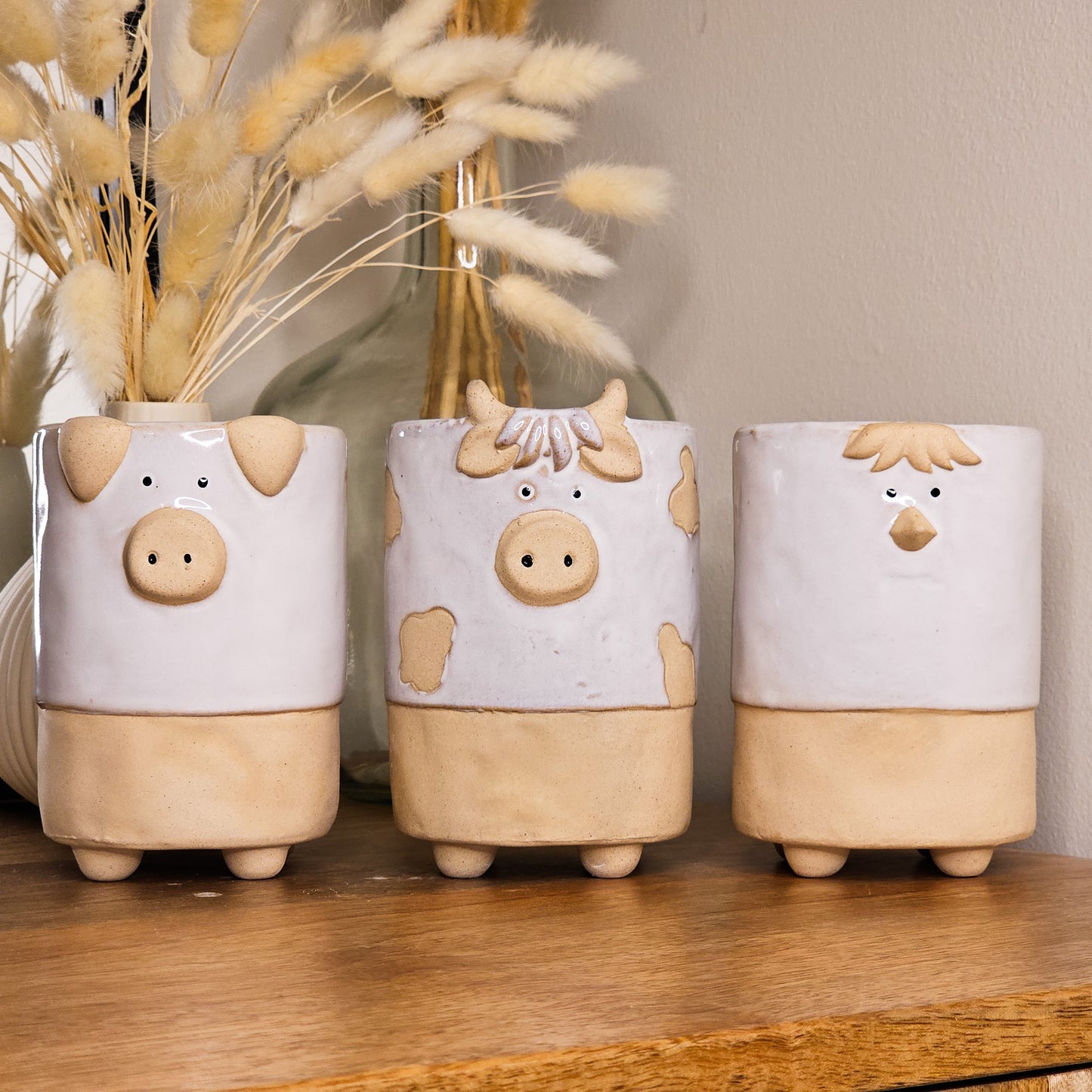 Large Farm Animal Wax Warmers - Pig - Cow - Chicken