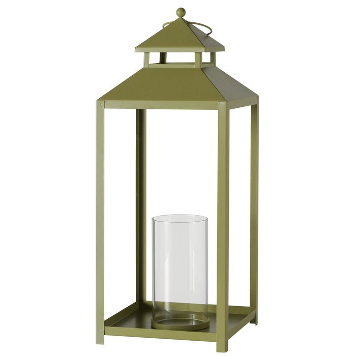 Green Metal Lanterns