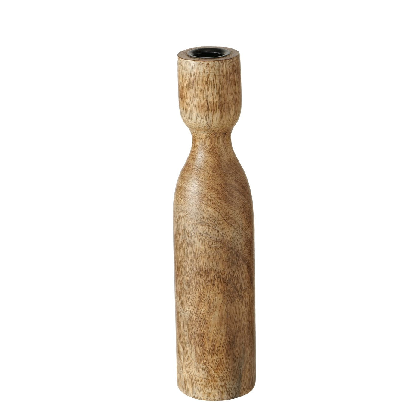 Mango Wood Candle Holders - Set of 3