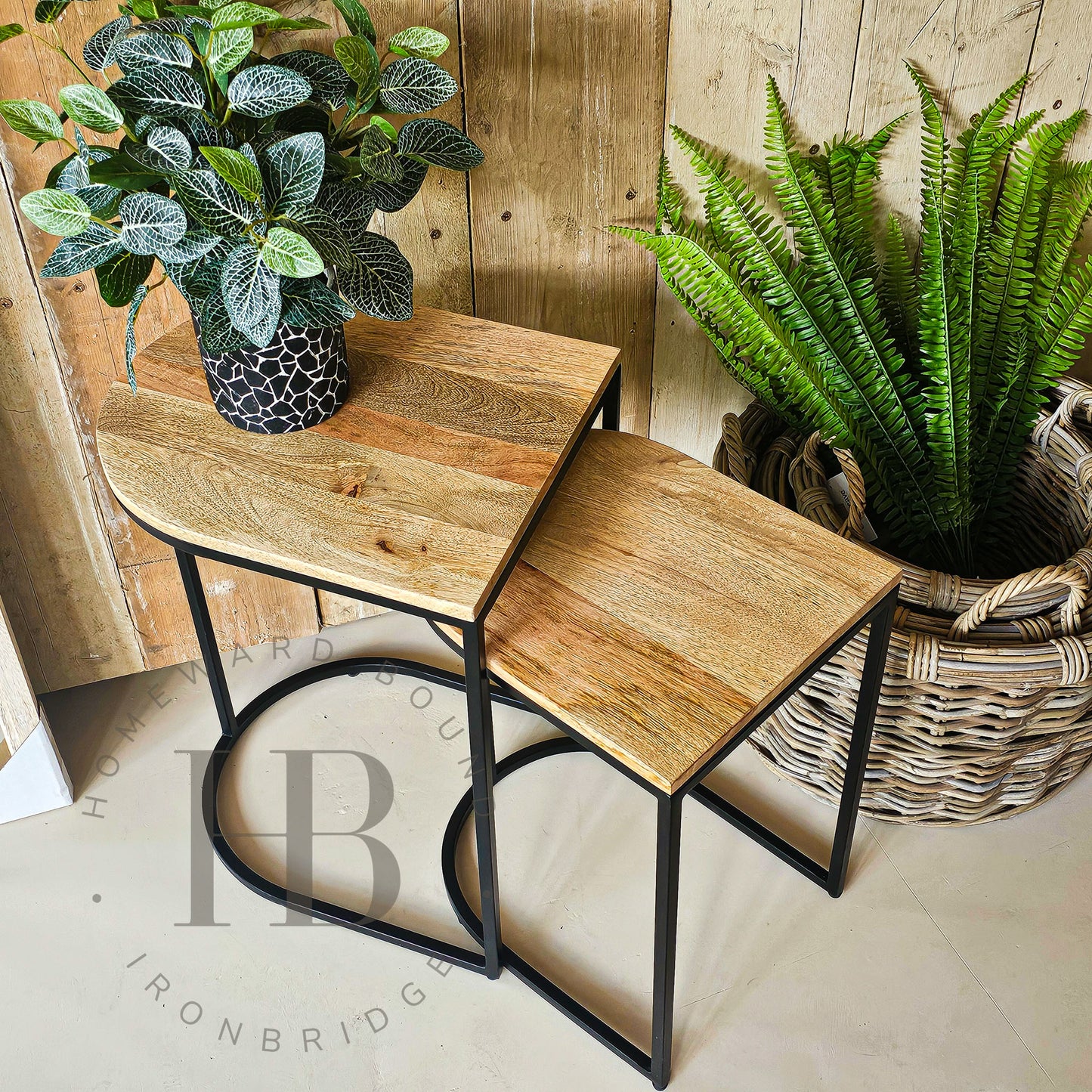 Half Round Large Nest of Tables