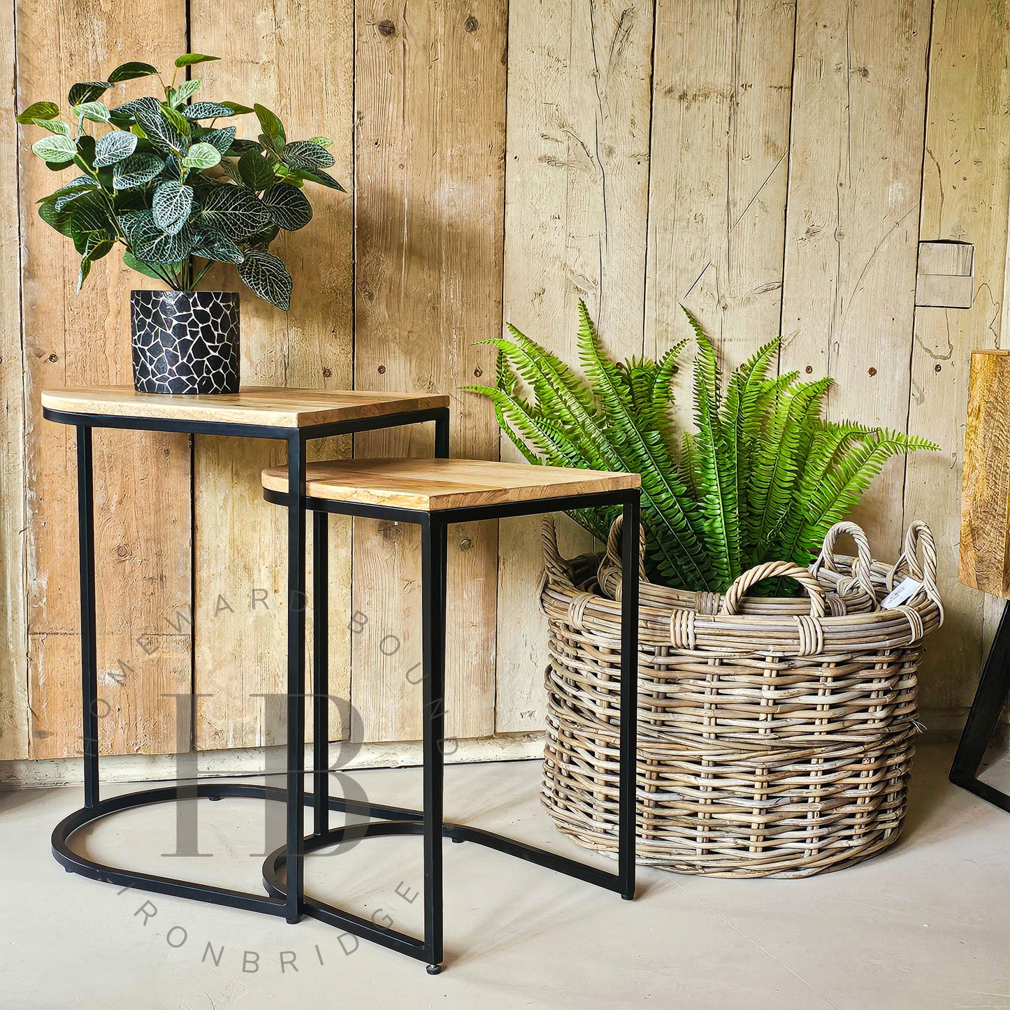 Half Round Large Nest of Tables