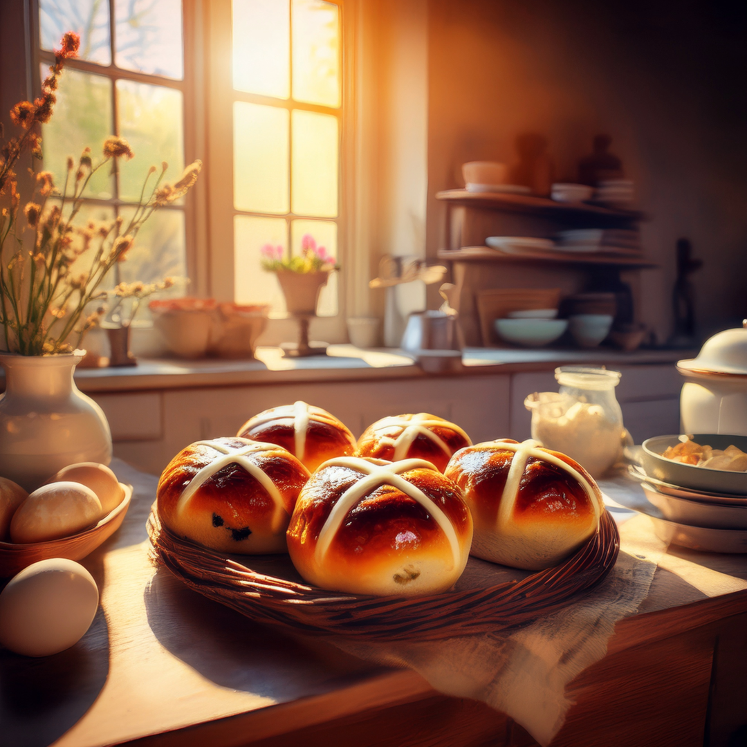 Hot Cross Buns Mini Wax Melt