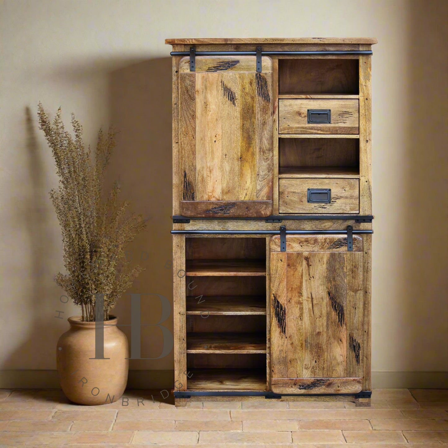 Rustic Mango Large Storage Unit