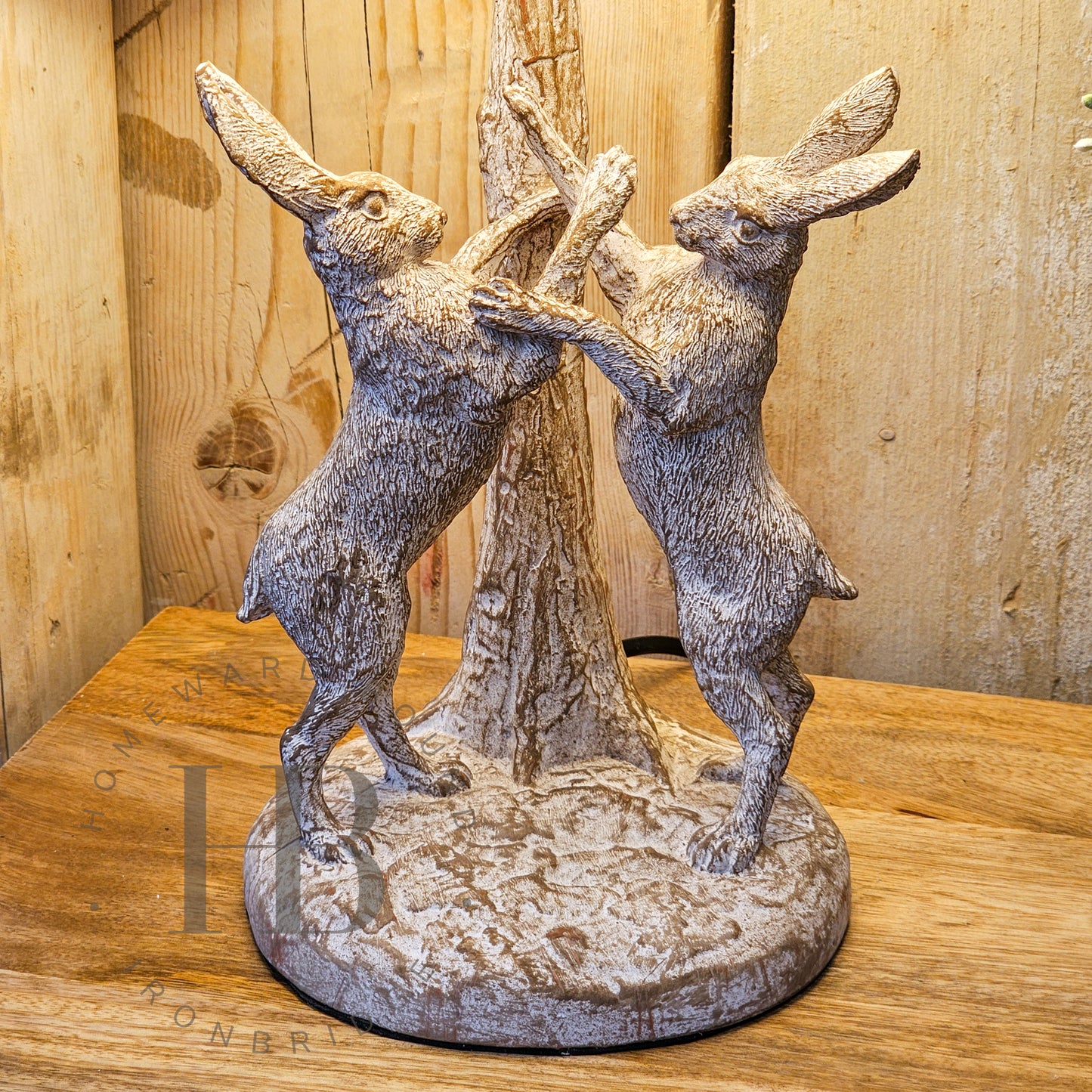 Stonewashed Marching Hares Table Lamp