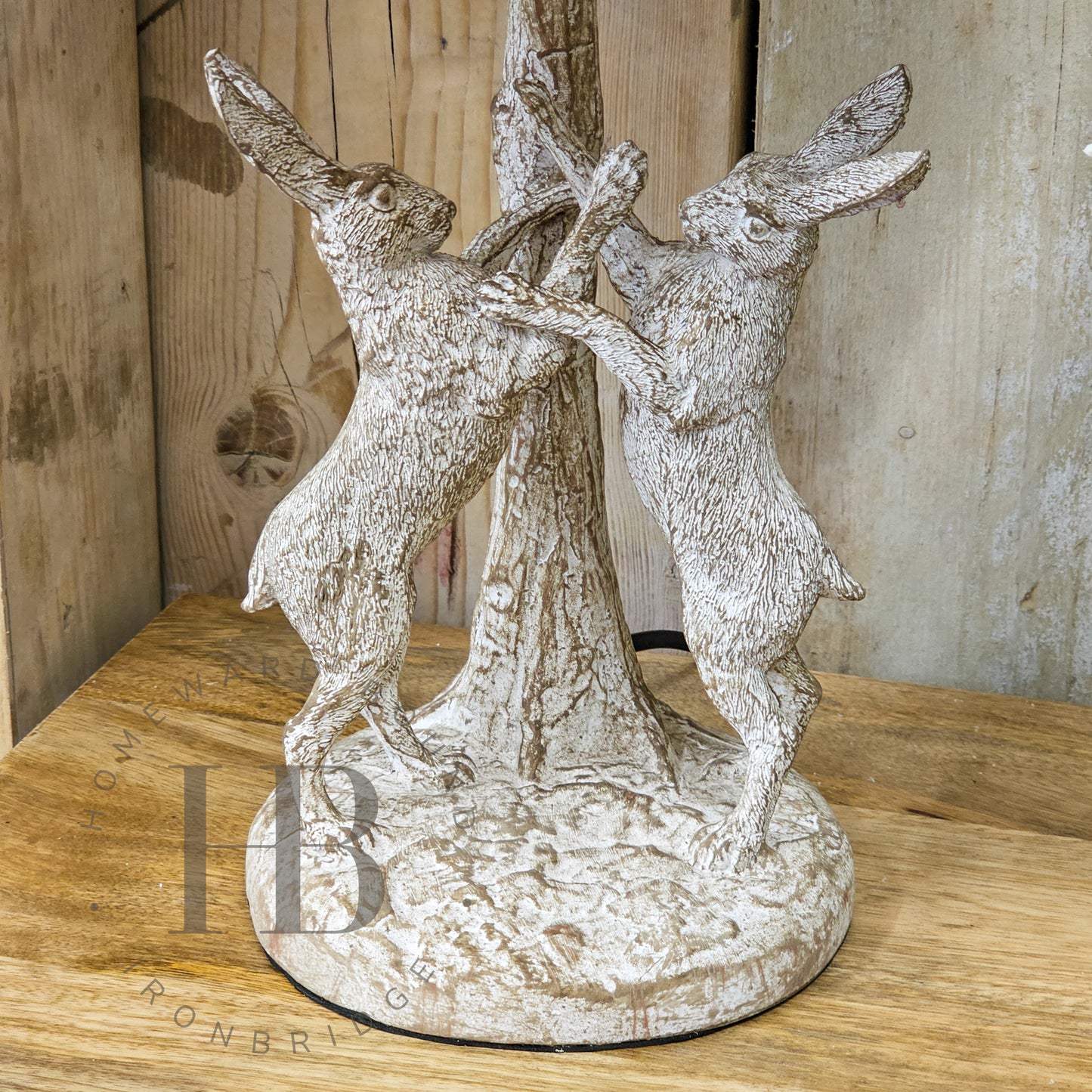 Stonewashed Marching Hares Table Lamp