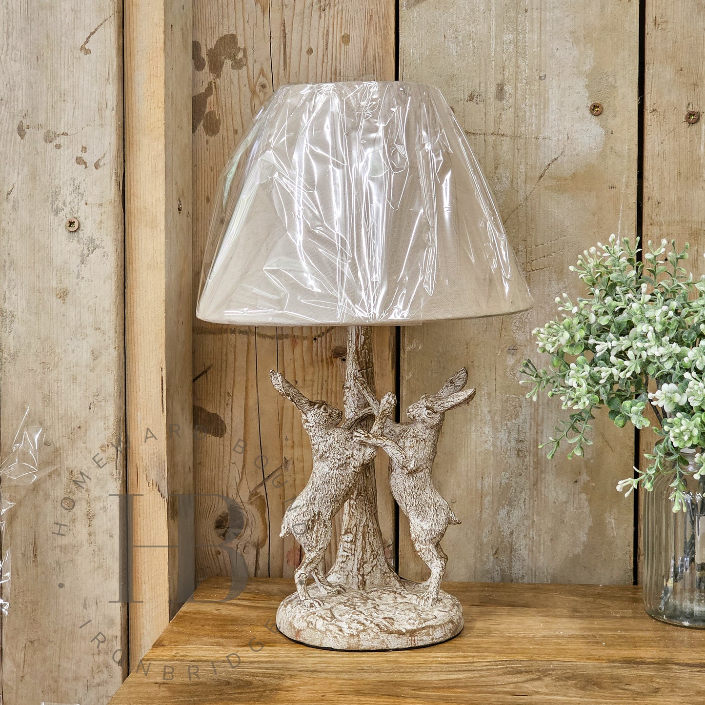 Stonewashed Marching Hares Table Lamp