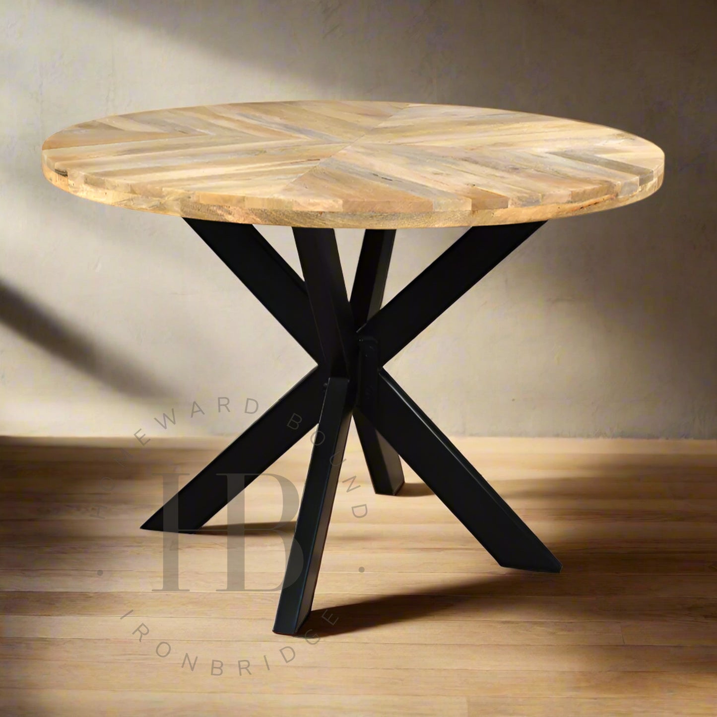 Oval Herringbone Dining Table - 3 Sizes