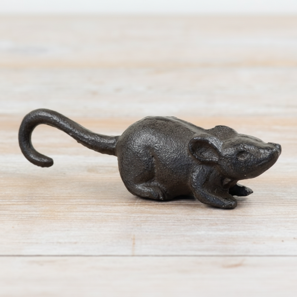 Cast Iron Mouse Pot Hanger