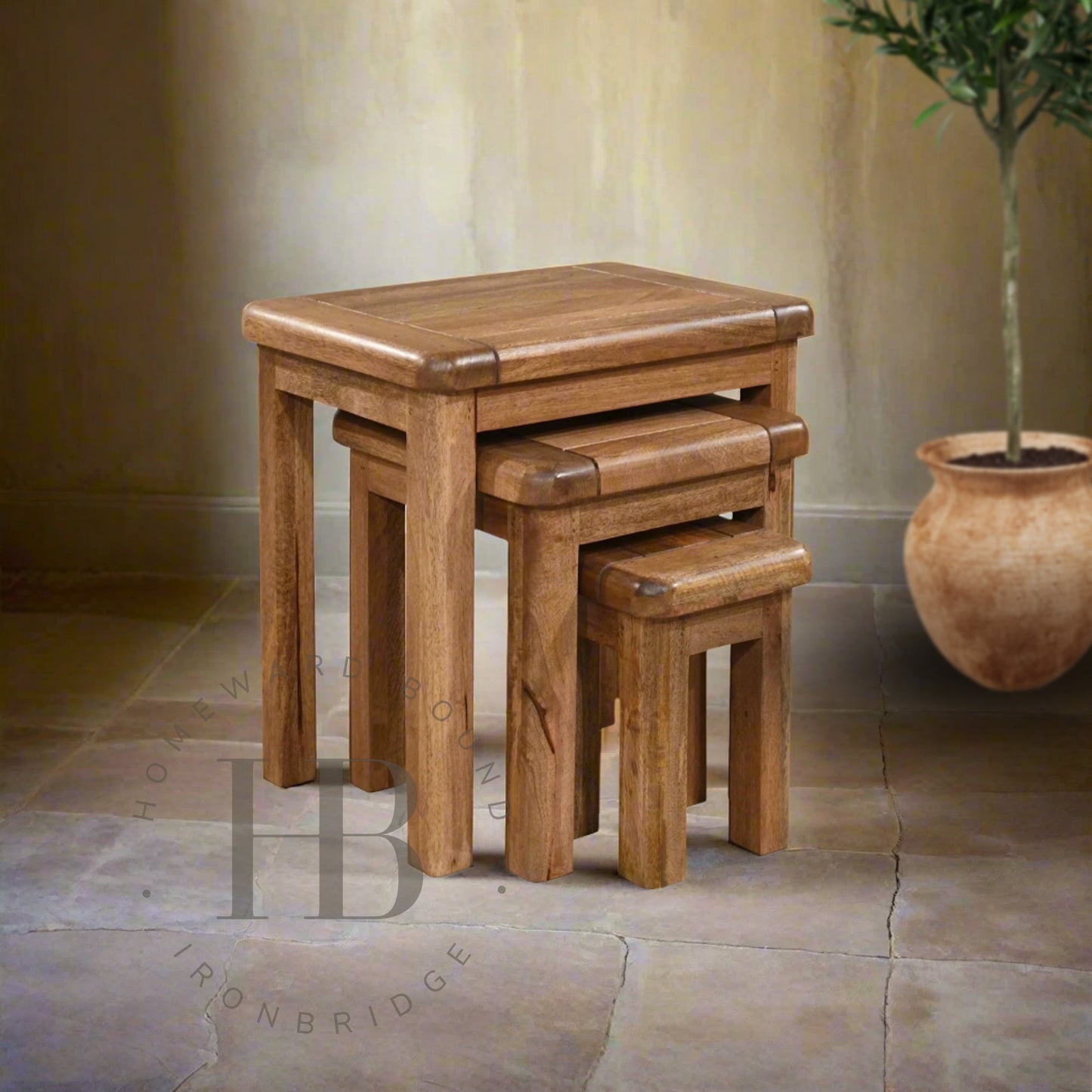 Farmhouse Mango Nest of Tables