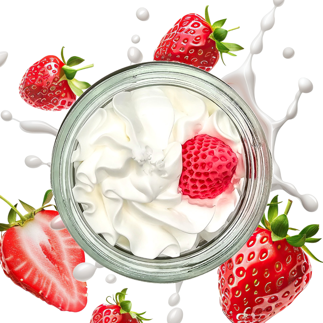 Strawberries & Cream - Jam Jar Candle
