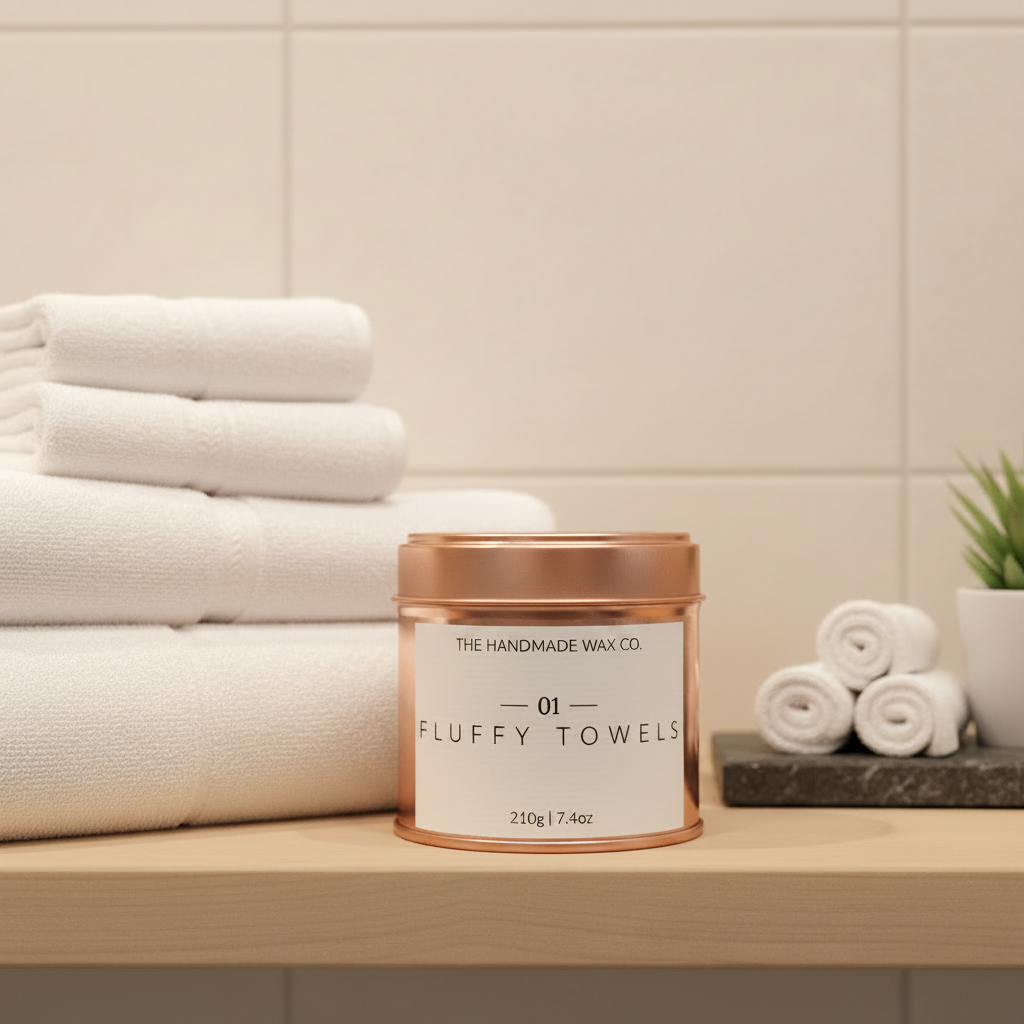 Fluffy Towels - Tinned Candle
