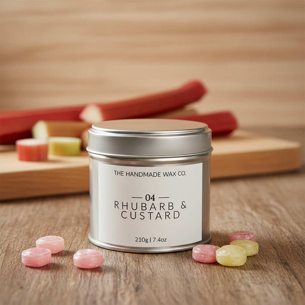 04 - Rhubarb & Custard - Brushed Chrome