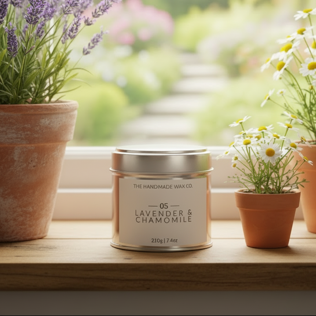 05 - Lavender & Chamomile - Brushed Chrome
