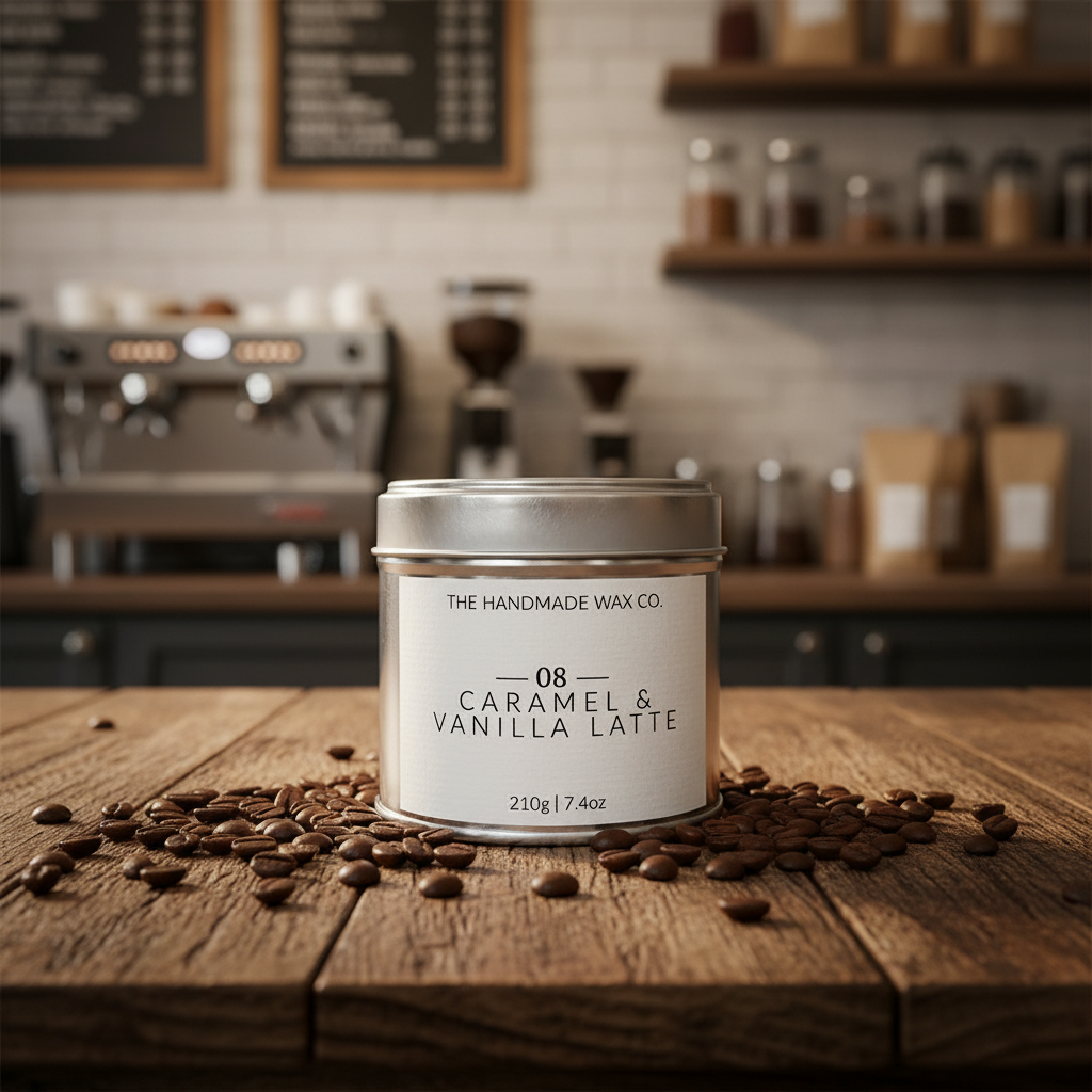 08 - Caramel & Vanilla Latte - Brushed Chrome