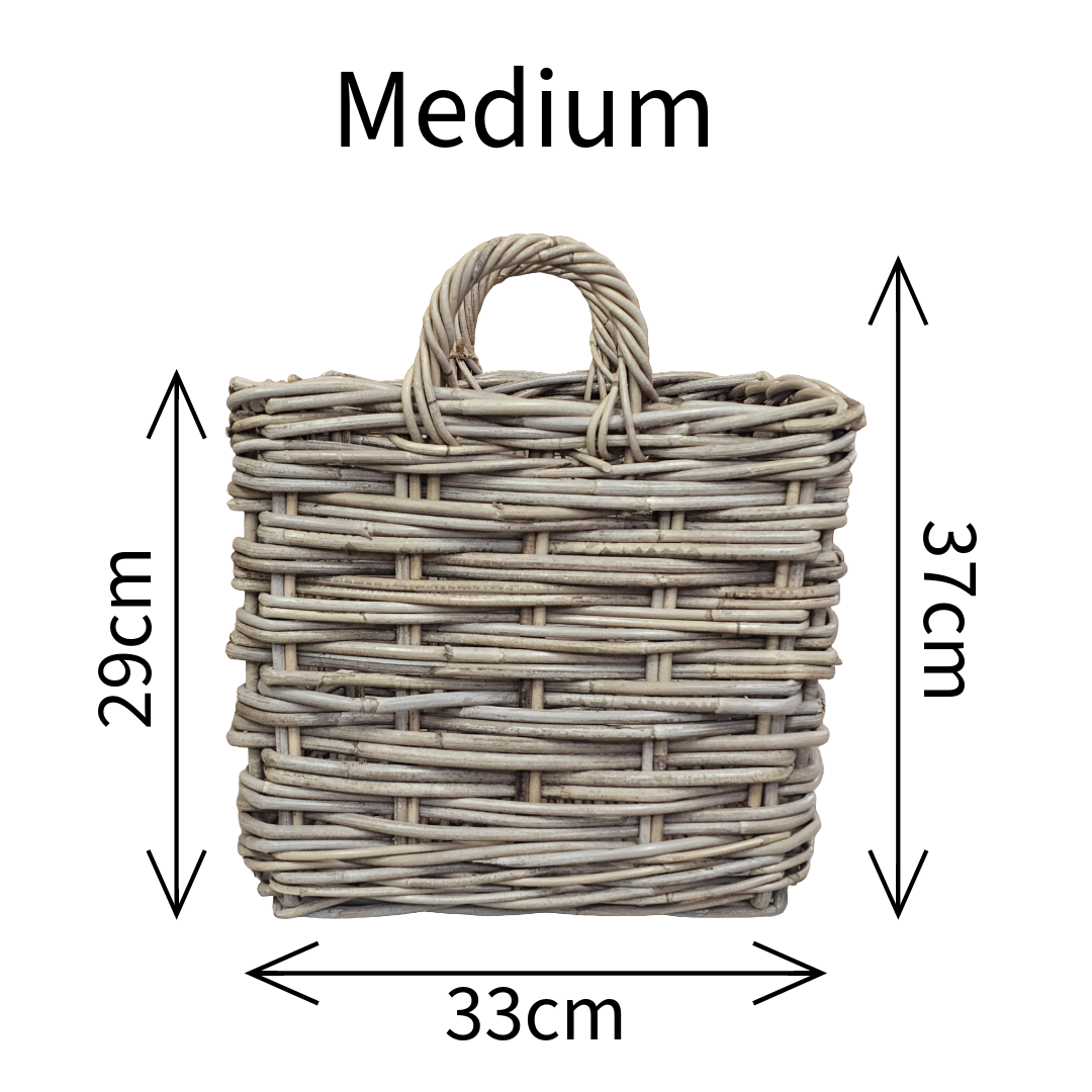 Glenweave Square Baskets with Handles