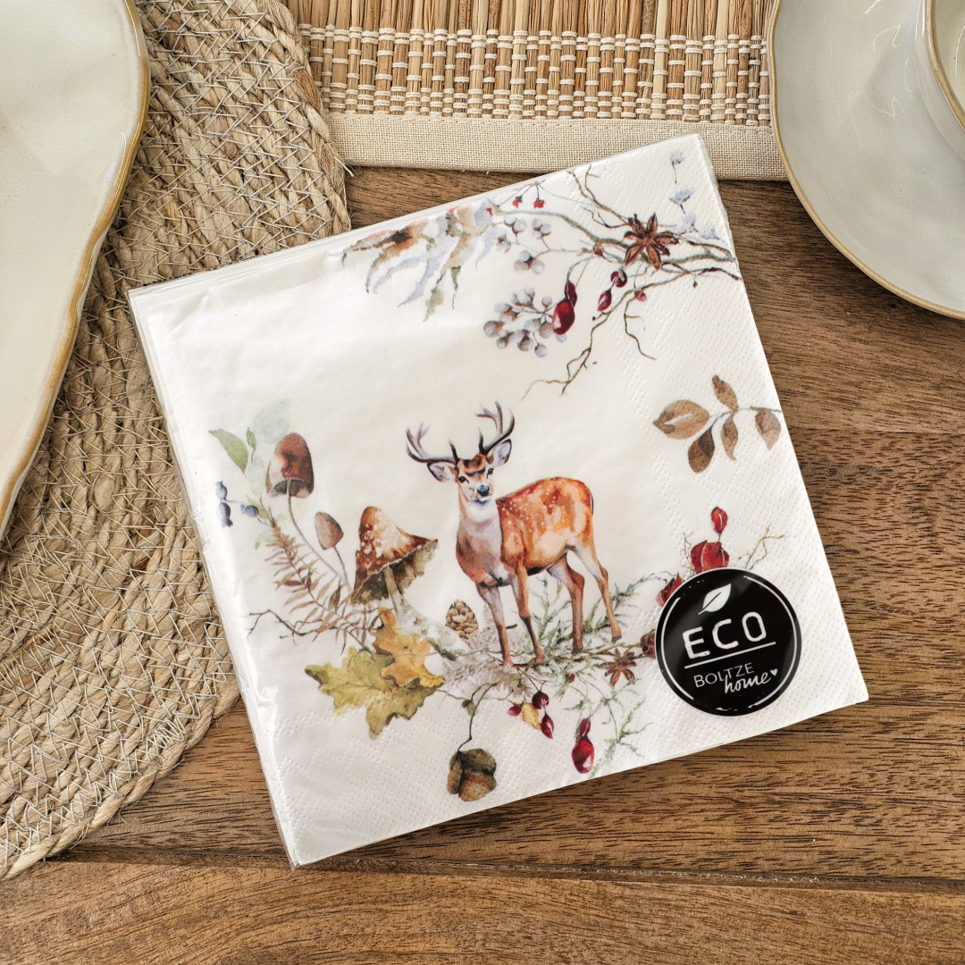 Pack of 20 Paper Napkins - Various Designs