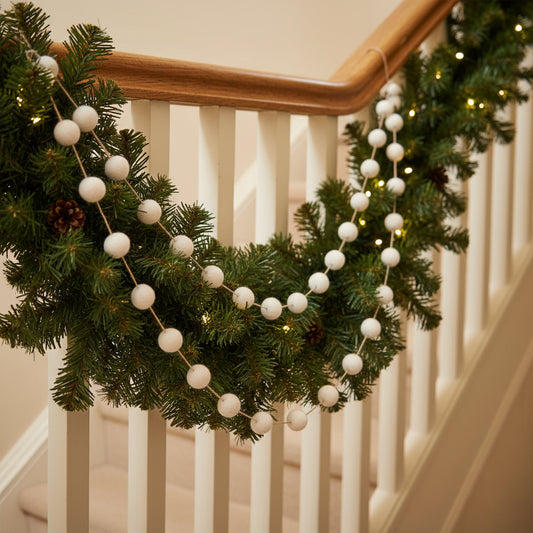 Cotton Pompom Garland - 200cm