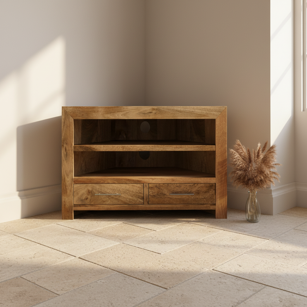 Cubic Mango Corner TV Cabinet