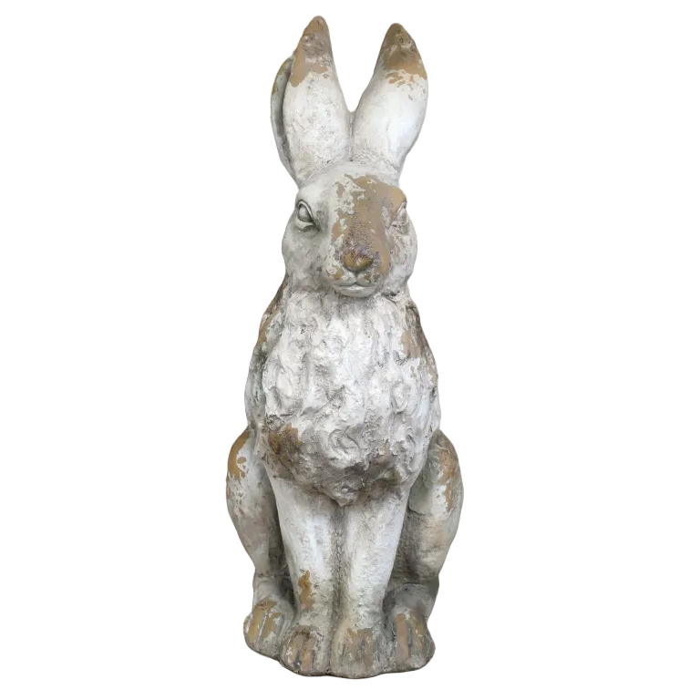 Stone Effect Large Sitting Pose Hare