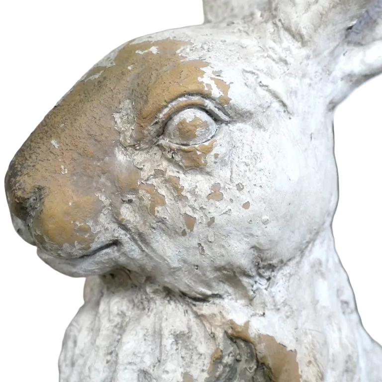 Stone Effect Large Sitting Pose Hare