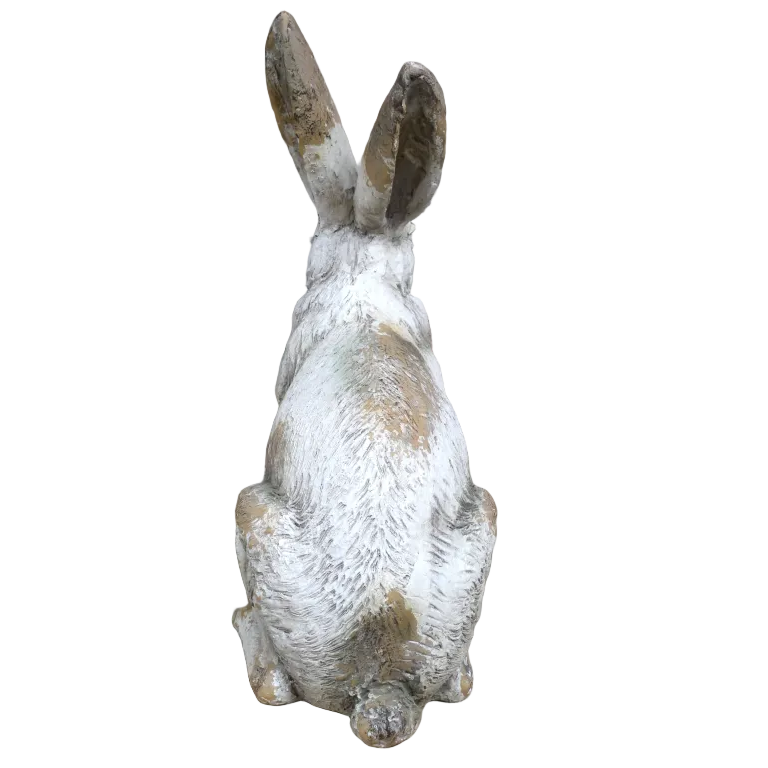 Stone Effect Large Relaxed Pose Hare