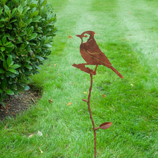 Bird on a Branch - Garden Stake