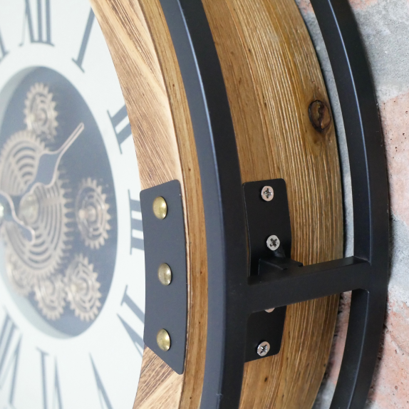 Small Cog Wall Clock - Moving Cogs