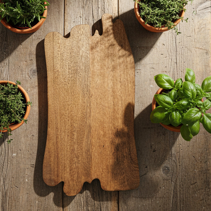 Large Elevated Mango Wood Board