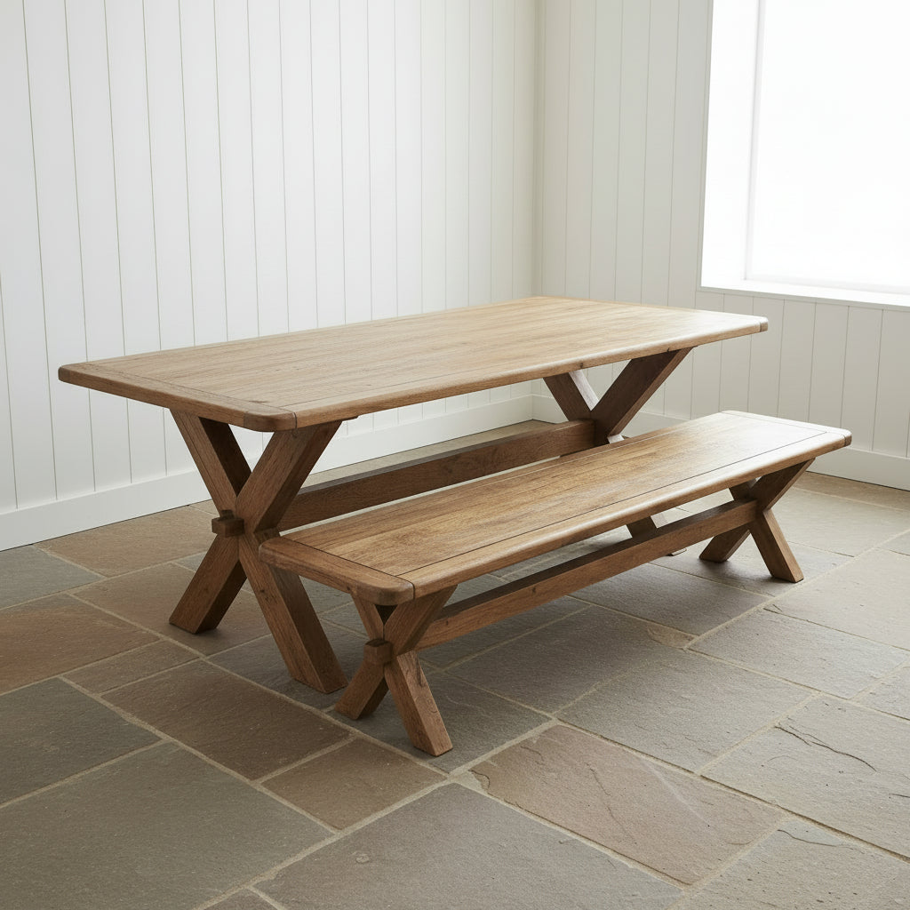 Farmhouse Mango Dining Tables & Benches