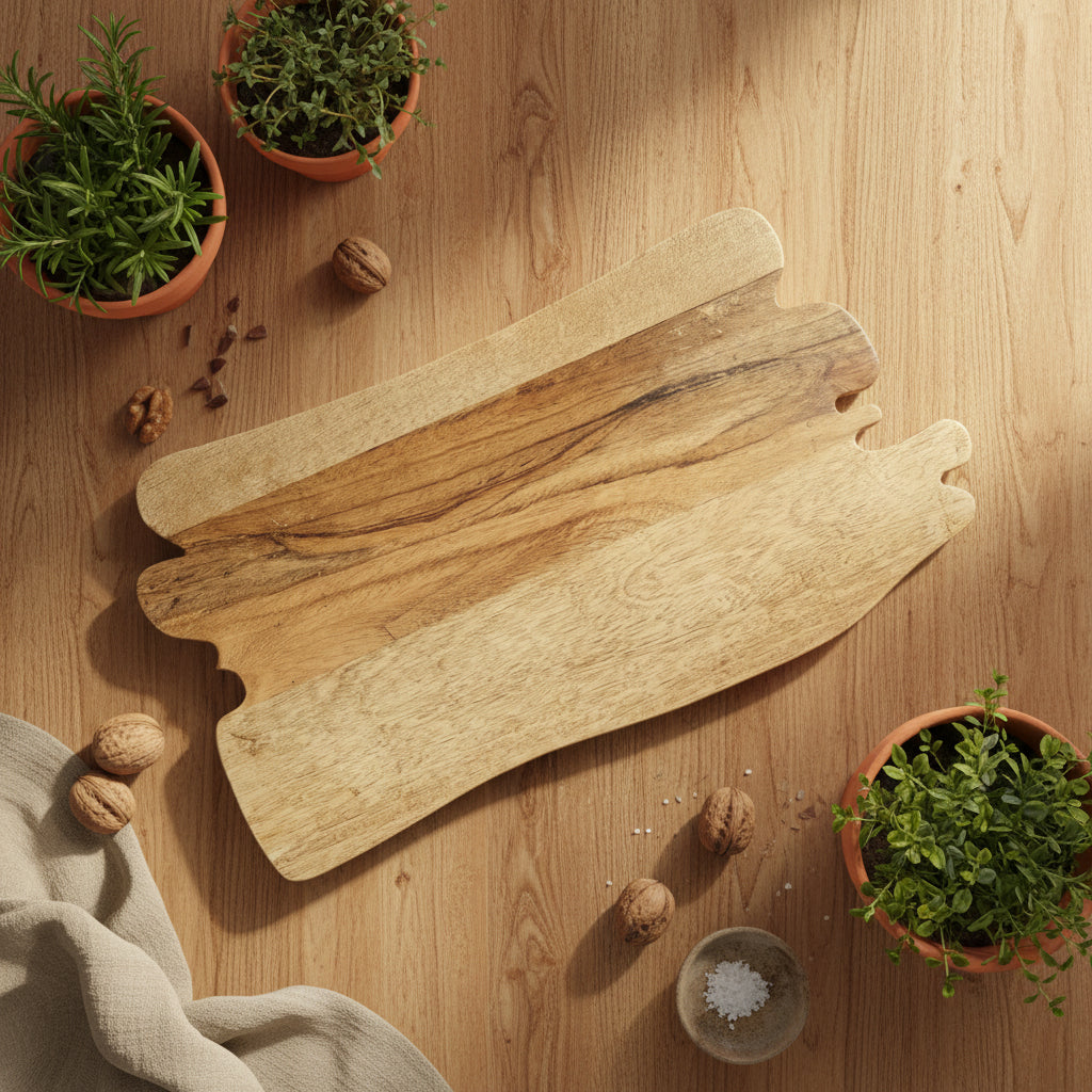 Large Elevated Mango Wood Board